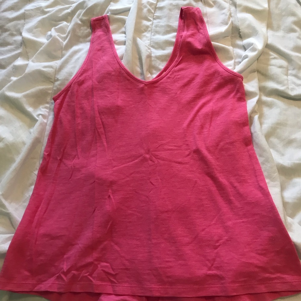 Lilly Pulitzer Hot Pink Cotton Tank size M